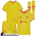 Magliette calcio Liverpool Terza Bambino 2021 2022