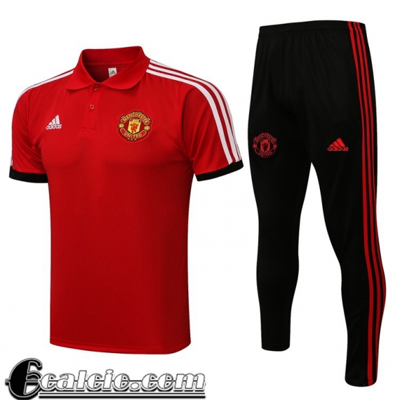 Polo Manchester United Uomo rosso 2021 2022 PL162