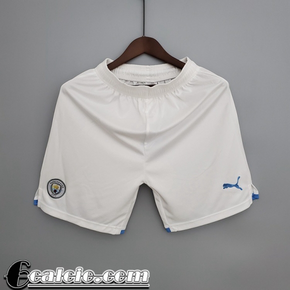 Pantaloncini Calcio Manchester City Uomo bianca 2021 2022 DK79