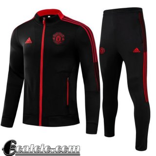 Full-Zip Giacca Manchester United Bambini Nero 2021 2022 TK100