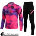 Tute Calcio PSG Bambini Malva rosa 2021 2022 TK101