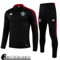 Tute Calcio Manchester United Bambini Nero 2021 2022 TK112