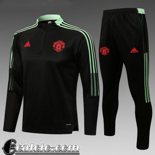 Tute Calcio Manchester United Bambini Nero 2021 2022 TK80