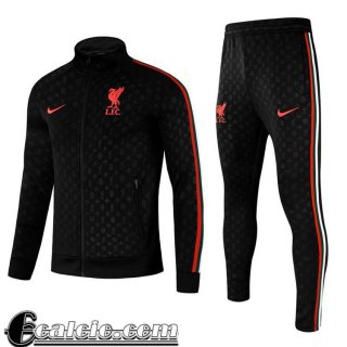 Full-Zip Giacca Liverpool Bambini Nero 2021 2022 TK95