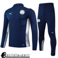 Tute Calcio Manchester City Bambini Blu scuro 2021 2022 TK98