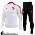 Tute Calcio Manchester United Bambini bianca 2021 2022 TK99