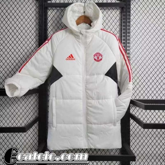 Piumino Calcio Manchester United Bianco Uomo 23 24 G56