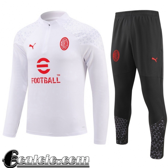 Tute Calcio AC Milan Bianco Uomo 23 24 A106