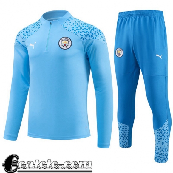 Tute Calcio Manchester City cielo blu Uomo 23 24 A108