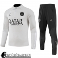 Tute Calcio PSG grigio chiaro Uomo 23 24 A111