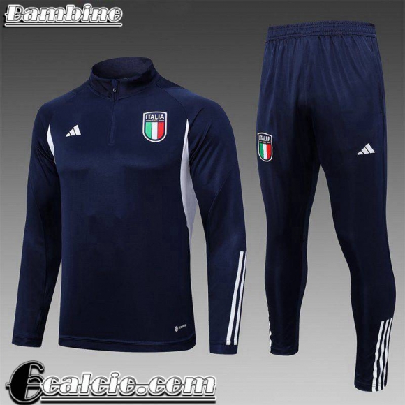 KIT: Tute Calcio Italia blu navy Bambino 23 24 C34