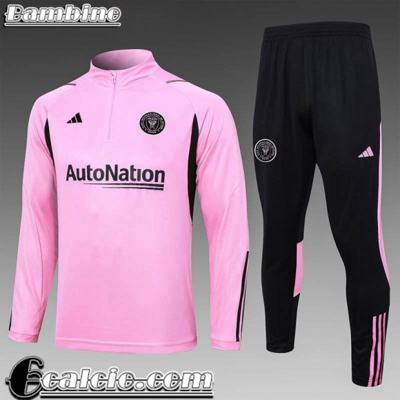 KIT: Tute Calcio Inter Miami rosa Bambino 23 24 C36