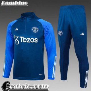 KIT: Tute Calcio Manchester United blu Bambino 23 24 C41