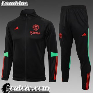 KIT: Full-Zip Manchester United nero Bambino 23 24 C43