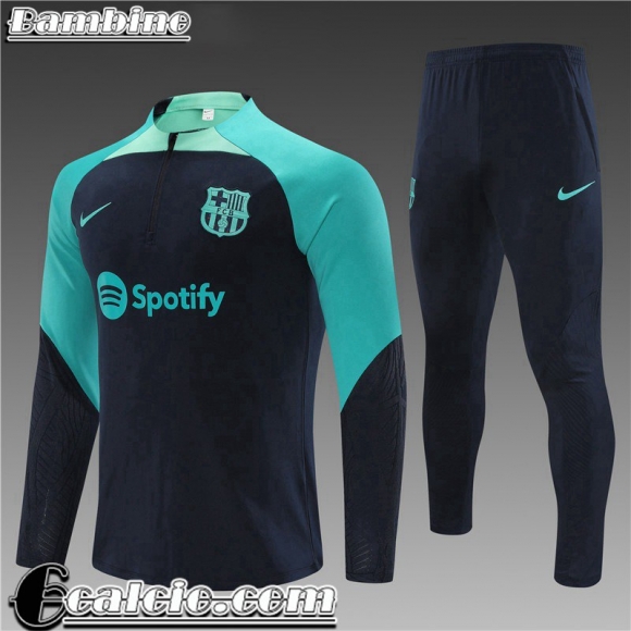 KIT: Tute Calcio Barcellona nero Bambino 23 24 C47