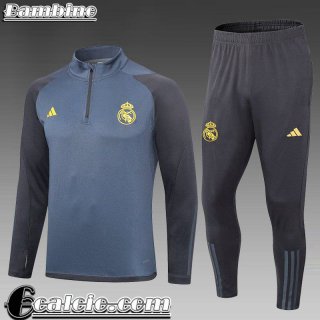 KIT: Tute Calcio Real Madrid grigio scuro Bambino 23 24 C52