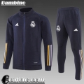 KIT: Full-Zip Real Madrid nero Bambino 23 24 C53