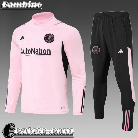 KIT: Tute Calcio Inter Miami rosa Bambino 23 24 C57