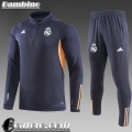 KIT: Tute Calcio Real Madrid grigio scuro Bambino 23 24 C61