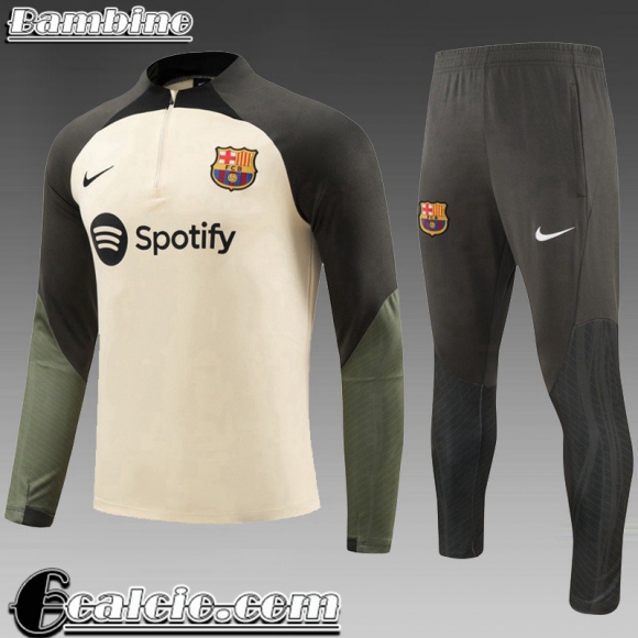 KIT: Tute Calcio Barcellona albicocca Bambino 23 24 C63