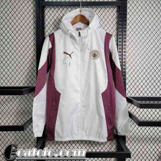 Giacca A Vento Manchester City Bianco Uomo 23 24 D139