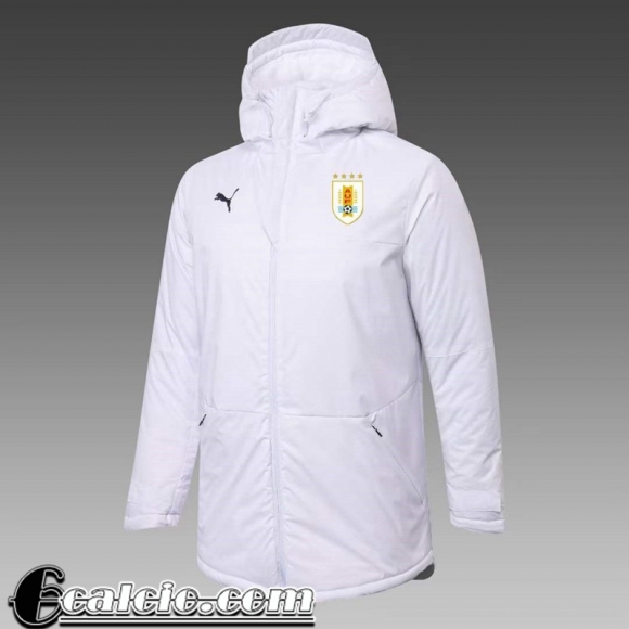 Uruguay Piumino Calcio Cappuccio Bianco Uomo 22 23 DD101