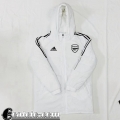 Arsenal Piumino Calcio Cappuccio Bianco Uomo 22 23 DD103