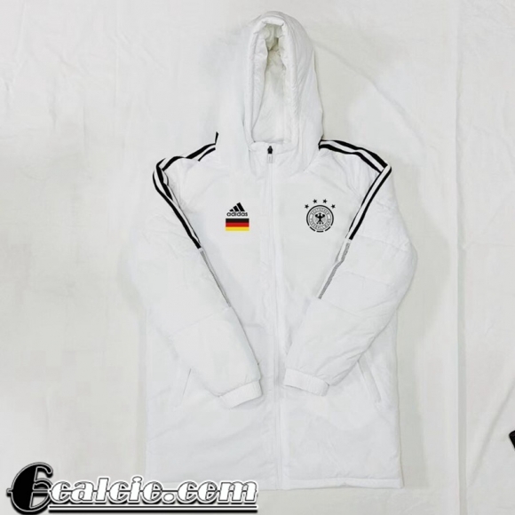 Germania Piumino Calcio Cappuccio Bianco Uomo 22 23 DD108