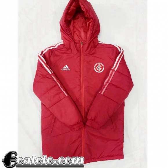 Internacional Piumino Calcio Cappuccio rosso Uomo 22 23 DD109