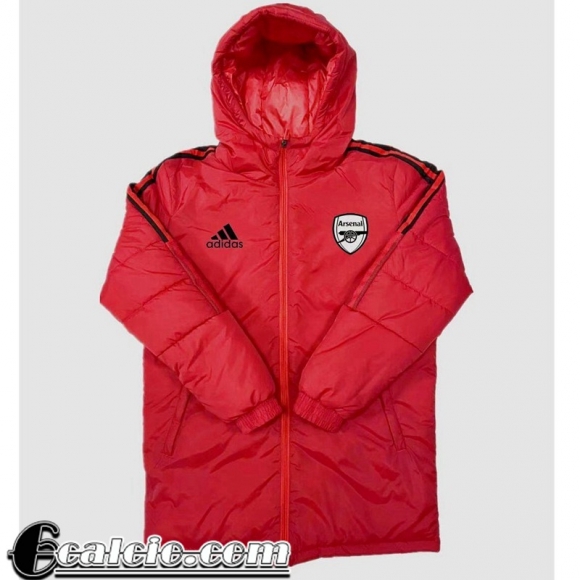 Arsenal Piumino Calcio Cappuccio rosso Uomo 22 23 DD111