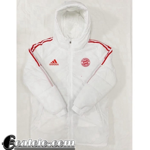 Bayern Monaco Piumino Calcio Cappuccio Bianco Uomo 22 23 DD135