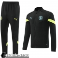 Manchester City Full Zip Giacca Nero Uomo 22 23 JK538