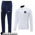 PSG Full Zip Giacca Bianco Uomo 22 23 JK542