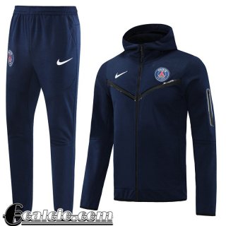 PSG Giacca a vento Cappuccio blu Uomo 22 23 JK553