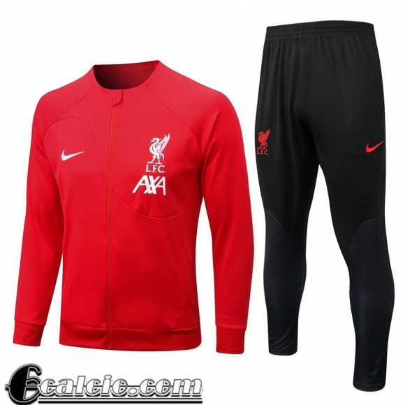 Liverpool Full Zip Giacca rosso Uomo 22 23 JK556