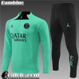 PSG Tute Calcio verde Bambini 22 23 TK420