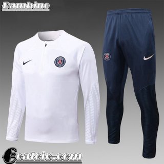 PSG Tute Calcio Bianco Bambini 22 23 TK440