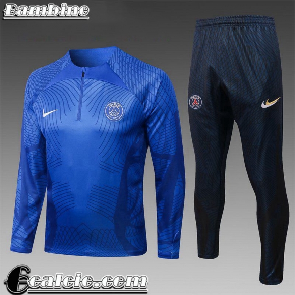 PSG Tute Calcio blu Bambini 22 23 TK441