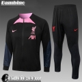 Liverpool Full Zip Giacca Nero Bambini 22 23 TK447