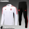 Bayern Monaco Tute Calcio Bianco Bambini 22 23 TK460