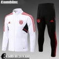 Bayern Monaco Full Zip Giacca Bianco Bambini 22 23 TK461