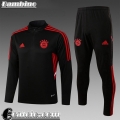 Bayern Monaco Tute Calcio Nero Bambini 22 23 TK477