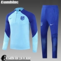 Atletico Madrid Tute Calcio cielo blu Bambini 22 23 TK486