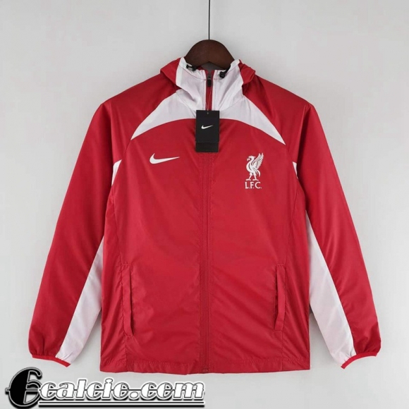 Liverpool Giacca a vento Cappuccio rosso Uomo 22 23 WK189