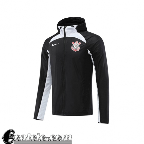 Corinthians Giacca a vento Cappuccio Nero Uomo 22 23 WK141