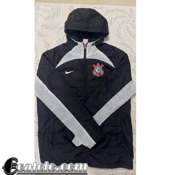 Corinthians Giacca a vento Cappuccio Nero Uomo 22 23 WK162
