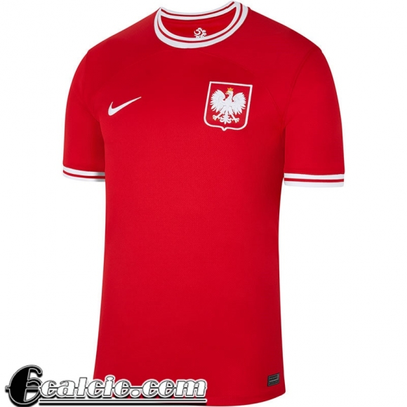 Maglie Calcio Pologne Seconda Uomo Coppa del Mondo 2022