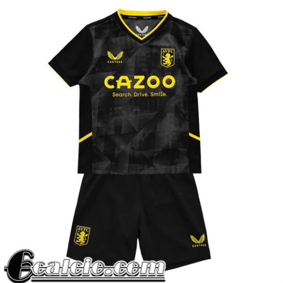 Maglie Calcio Aston Villa Terza Bambini 2022 23