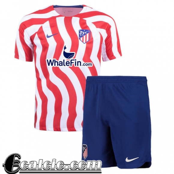 Maglie Calcio Atletico Madrid Prima Bambini 2022 23