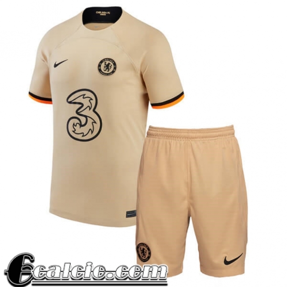 Maglie Calcio Chelsea Terza Bambini 2022 23